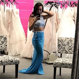 Two Piece Prom Dress